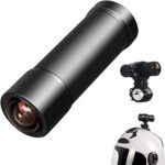 Caméra de casque de moto vsysto 2k, caméra wifi portable étanche, caméra d'action