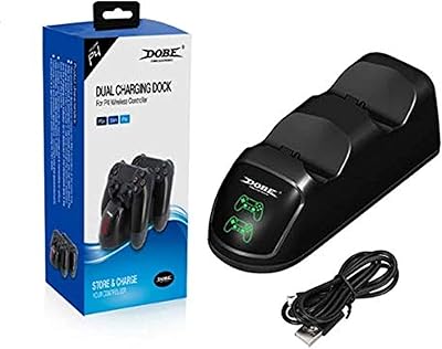 Support de chargement double usb pour manette playstation 4 pour playstation 4 slim