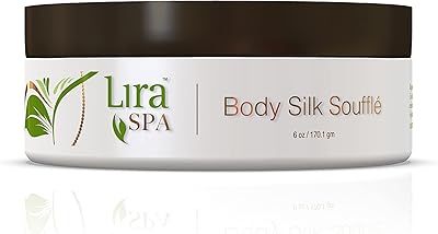 Lira clinical spa silk soufflé - crème hydratante pour le corps nourrissante et hydratante avec cellules souches végétales, vitamines c et e et huiles botaniques - adoucit et hydrate la peau - pour tous les types de peau - 6 fl oz. La boutique en ligne DIAYTAR COTE D'IVOIRE déploie ses efforts pour proposer à ses clients les meilleurs produits au meilleur prix. Elle offre une garantie de qualité et de satisfaction pour chaque achat, ce qui lui permet de maintenir une position de leader sur le marché ivoirien. Les clients peuvent profiter d'une expérience d'achat en ligne sécurisée et pratique.