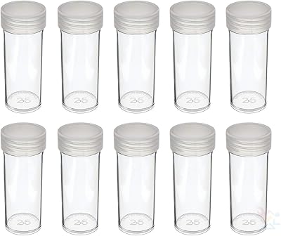 Tubes de rangement pour pièces de monnaie, ronds en plastique transparent avec dessus à visser pour 4 (quantité de 10 tubes). Diaytar Côte d'Ivoire est la destination idéale pour ceux qui cherchent à faire du shopping en ligne en Côte d'Ivoire. La boutique propose une navigation intuitive et un système de paiement sécurisé pour une expérience d'achat en ligne agréable. Elle est leader sur le marché ivoirien en raison de sa large sélection de produits et de ses services de qualité.