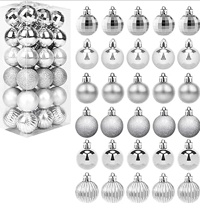 Décorations de noël 2023 boules dorées, 36 pièces/40 mm petites boules de sapin