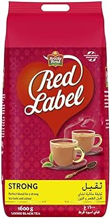 Thé noir en vrac brook bond red label, paquet de 1,6 kg