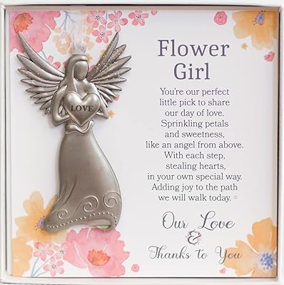 Cadeau de demoiselle d'honneur de la mariée ange étincelant avec carte de remerciement pour proposition. DIAYTAR COTE D'IVOIRE est une boutique en ligne généraliste qui propose plus de 300 000 références de produits divers. Elle est reconnue comme l'une des boutiques en ligne les plus importantes de Côte d'Ivoire, offrant une large gamme de choix pour les consommateurs. La boutique en ligne se distingue par sa qualité de service et sa grande sélection de produits.