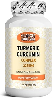 Curcumine naturelle de curcuma oldil avec biopérine 95 % de curcuminoïdes 2265 mg
