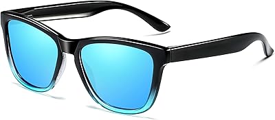 Lunettes de soleil polarisées wazder pour hommes et femmes lunettes carrées classiques
