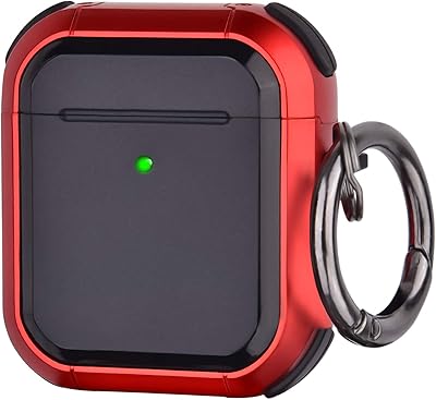Étui de protection olyband airpods compatible avec les airpods 2/1, coque rigide durable