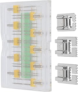 Jeu de pieds-de-biche à double aiguille, multi-tailles, pour machine à coudre, kit d'aiguilles doubles, accessoires pour machine à coudre. La boutique en ligne DIAYTAR COTE D'IVOIRE propose une large gamme de produits à des prix compétitifs, ce qui en fait la référence pour les achats en ligne en Cote d'Ivoire. Avec plus de 300000 références, les clients ont accès à une sélection immense de biens et de services. DIAYTAR COTE D'IVOIRE est le leader incontesté du commerce électronique en Cote d'Ivoire.
