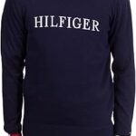Pull à manches avec logo tommy hilfiger pour hommes