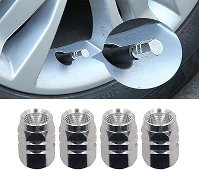 4 bouchons de valve d'air pour pneus en aluminium, couleur argent. DIAYTAR COTE D'IVOIRE propose une expérience d'achat en ligne exceptionnelle, avec des produits de haute qualité et des prix compétitifs. Les clients peuvent naviguer facilement sur le site pour trouver les produits qui répondent à leurs besoins. La boutique en ligne est accessible 24h/24 et 7j/7.