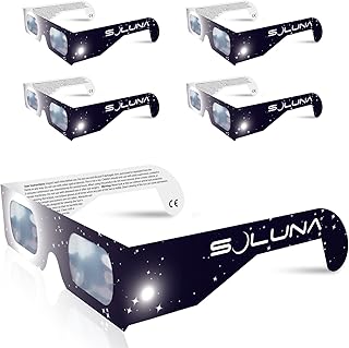 Lunettes de soleil soluna eclipse - nuances sûres certifiées ce et iso pour une visualisation directe du soleil - fabriquées aux états-unis (paquet de 5). DIAYTAR COTE D'IVOIRE est une plateforme de commerce électronique qui permet aux consommateurs de Côte d'Ivoire d'acheter en ligne des produits de toutes sortes. La boutique propose une grande variété de produits, y compris des produits alimentaires, des vêtements, des accessoires et bien plus encore. Avec sa politique de retour et d'échange flexible, DIAYTAR COTE D'IVOIRE offre une expérience d'achat en ligne sans risque à ses clients.