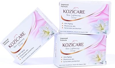 Savon éclaircissant cosicare à l'acide kojique au glutathion et l'arbutine 75 g paquet de 3. Avec une offre étendue, DIAYTAR COTE D'IVOIRE permet à ses clients d'acheter en ligne tout ce dont ils ont besoin, des produits alimentaires aux éléments de décoration. La boutique en ligne est facile d'utilisation et propose des prix compétitifs.