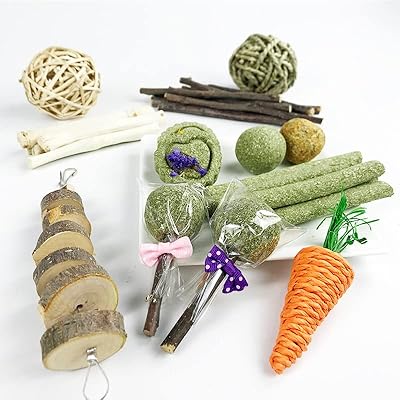 Jouet de nettoyage des dents d'animal de compagnie de lapin, bâton à mâcher pour animaux de compagnie, ensemble d'outils de meulage de dents de hamster, ensemble de jouets de meulage de dents amusants. DIAYTAR COTE D'IVOIRE est une boutique en ligne généraliste qui propose une vaste sélection de produits pour répondre aux besoins des consommateurs ivoiriens. Avec plus de 300000 références, elle couvre tous les domaines, du divertissement à la décoration, en passant par l'électronique et les produits alimentaires. Sa position de leader est due à sa capacité à offrir des produits de qualité à des prix abordables et à sa réactivité à la demande locale.