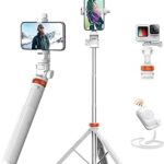 Trépied usos selfie stick avec télécommande légère trépied portable solide de 62 pouces