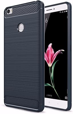 Coque xiaomi mi max 2 coque en fibre de carbone tpu