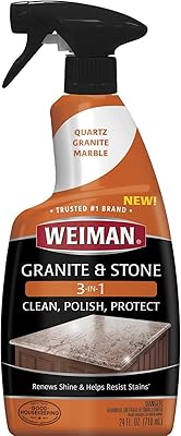 Nettoyant, polissant et protégeant la pierre de granit - 24 oz - formule sans traces au ph neutre pour une utilisation quotidienne sur la pierre naturelle intérieure et extérieure. DIAYTAR COTE D'IVOIRE, boutique en ligne généraliste avec plus de 300000 références, propose une large gamme de produits pour répondre à tous vos besoins. Avec sa sélection variée, vous trouverez facilement ce que vous cherchez. DIAYTAR COTE D'IVOIRE est la boutique leader en Côte d'Ivoire pour les achats en ligne.