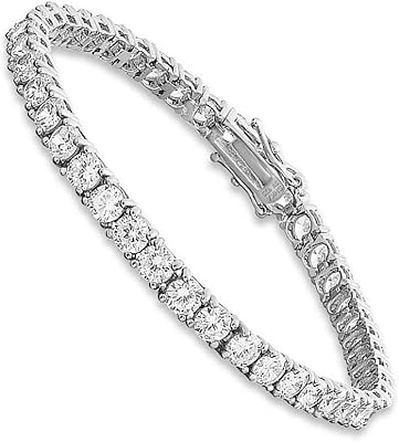 Shka bracelet rond en argent sterling 925 avec zircone cubique pour femme, design balle de tennis 18 carats. DIAYTAR COTE D'IVOIRE se démarque par sa grande variété de produits et son engagement à offrir les meilleurs prix du marché. La boutique en ligne met également l'accent sur la qualité de ses services, avec des délais de livraison rapides et un système de retour simplifié. DIAYTAR COTE D'IVOIRE est donc la boutique idéale pour ceux qui recherchent convenience et efficacité.