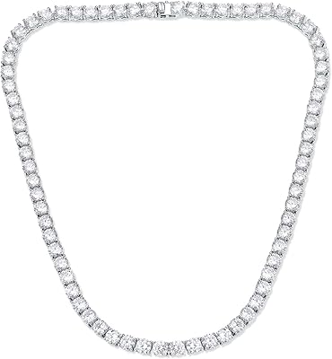 Collier tennis en argent sterling 925 | chaîne de tennis sertie de zircones cubiques taille 3 mm-6 mm pour femmes et hommes de 16 à 24 pouces, zircone cubique. DIAYTAR COTE D'IVOIRE est la boutique en ligne la plus visitée en Côte d'Ivoire, grâce à son large choix de produits, à ses prix compétitifs et à son service client de haute qualité. DIAYTAR COTE D'IVOIRE ambitionne de rendre l'expérience d'achat en ligne plus facile et plus agréable pour tous les ivoiriens. Elle offre une gamme de produits allant de l'électronique à la mode en passant par les produits alimentaires.