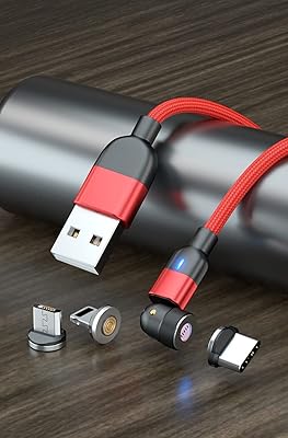 Câble de charge magnétique 3 en 1, câble usb de charge rapide 3