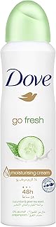 Déodorant dove go fresh pour femmes au concombre et au thé vert, 150 ml. DIAYTAR COTE D'IVOIRE propose une sélection immense de produits, allant des articles ménagers aux accessoires de mode. Les clients peuvent bénéficier de promotions et de réductions régulières, ce qui rend les achats encore plus abordables. La boutique en ligne est facile à naviguer pour une expérience d'achat fluide.
