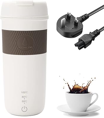 Tasse chauffante de voyage portable, mini tasse électrique, 55°c/80°c/100°c, bouilloire à doublure en acier inoxydable 304, fonction d'isolation 12 heures, thermos électrique tendance 300 w 350 ml, arrêt automatique. Leader du commerce électronique en Cote d'Ivoire, DIAYTAR COTE D'IVOIRE propose une boutique en ligne généraliste avec une offre de plus de 300 000 références de produits. La boutique met en avant la diversité de ses produits et son engagement à offrir un service client exceptionnel. Tout est mis en œuvre pour que les clients aient une expérience d'achat inoubliable sur le site de DIAYTAR COTE D'IVOIRE.