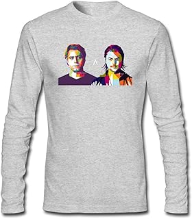 Axwell & ingrosso art logo diy t-shirt en coton décontracté à manches longues