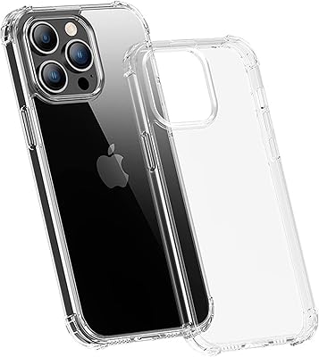 Vico coque rigide transparente pour iphone compatible avec iphone 14 pro max, transparente