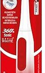 Brosse à dents colgate white optic 360 power, 12 brins de poils