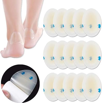 Paquet de 15 coussinets anti-ampoules, prévient les ampoules, patch hydrocolloïde imperméable pour talons
