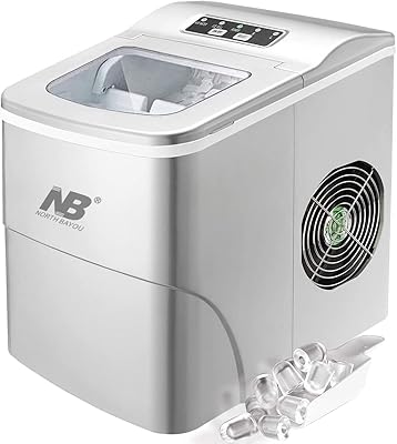 Petite machine à glaçons avec compresseurs durables, 9 cubes prêts en 8 minutes, fabrique 12 kg de glace en 24 heures, choix de glace grande ou petite, adaptée aux restaurants et bars, comprend une pelle et un panier (argent). DIAYTAR COTE D'IVOIRE offre une expérience d'achat en ligne conviviale et sécurisée, avec une large sélection de produits à des prix compétitifs. La boutique utilise les dernières technologies pour garantir la sécurité des transactions et la confidentialité des données personnelles. Les clients peuvent ainsi acheter avec confiance.
