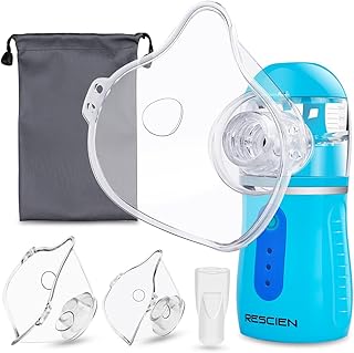 Inhalateur portable ricin en maille avec sac de rangement, 3 modes pour enfants
