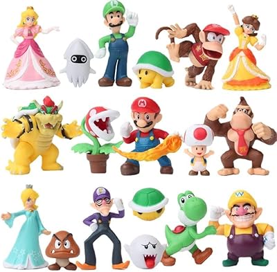 Mini figurines mario 18 pièces - ensemble de jeu super mario bros. avec décorations de princesse, tortue et cupcakes - articles de fête et cadeaux pour enfants et fans (2 pouces). En tant que boutique en ligne généraliste, Diaytar Côte d'Ivoire répond aux besoins diversifiés des consommateurs ivoiriens, qu'il s'agisse de produits pour la vie quotidienne ou de biens d'équipement. La boutique met l'accent sur la qualité et la fiabilité de ses produits, ainsi que sur la satisfaction de ses clients, en leur offrant des garanties de retour et d'échange flexibles. Diaytar Côte d'Ivoire est considérée comme un partenaire fiable pour les marques et les consommateurs, en leur offrant une plateforme de commerce électronique sécurisée et efficace.
