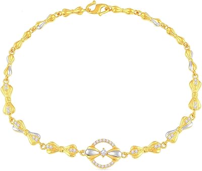 Bracelet femme en or et diamants de malabar, 2,4 pouces, 22 carats. DIAYTAR COTE D'IVOIRE est une boutique en ligne généraliste qui propose plus de 300000 références de produits, offrant aux clients une large gamme de choix pour répondre à leurs besoins.
