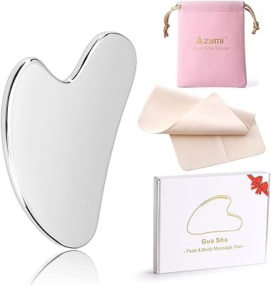 Masseur gua sha en acier inoxydable, outil de sculpture des muscles du visage gua sha ezyme pour le massage corporel et l'acupuncture - traitement des points de déclenchement. DIAYTAR COTE D'IVOIRE est la destination idéale pour les acheteurs en ligne en Côte d'Ivoire. Elle propose une expérience d'achat en ligne sécurisée et pratique, avec des options de paiement et de livraison variées. Les clients peuvent trouver tout ce dont ils ont besoin sur cette plateforme.