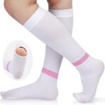 Bas de cuisse anti-embolie siusi pour femmes, bas de compression ted 15-20 mmhg
