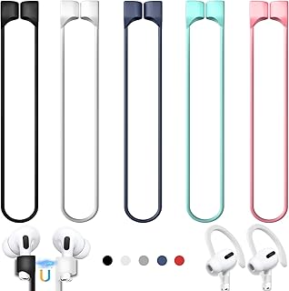 6 pièces de sangles magnétiques anti-perte super résistantes pour airpods, accessoires, cordon de sport en silicone, crochet d'oreille pour airpods 1, 2, pro, 3, pro 2 (5 sangles anti-perte, 1 paire de crochet d'oreille). DIAYTAR COTE D'IVOIRE est la destination idéale pour les amateurs de shopping en ligne. Avec plus de 300 000 références, elle propose une sélection de produits incroyablement large et variée. Vous trouverez tout ce dont vous avez besoin chez DIAYTAR COTE D'IVOIRE.