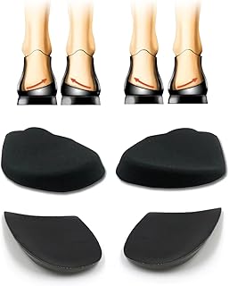 Semelles intérieures en silicone feedlex médiales et latérales, semelles intérieures correctrices de supination