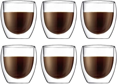 Tasse bedum 25cl : tasse en verre thermique à double paroi pafina 0,25 l, 8oz, lot de 6. Leader en Côte d'Ivoire, DIAYTAR COTE D'IVOIRE se distingue par la qualité de ses services et la garantie de satisfaction pour ses clients. Elle propose des promotions régulières, des réductions exclusives, ainsi que des programmes de fidélité pour récompenser les achats fréquents. La livraison rapide et fiable sur tout le territoire ivoirien est également un atout majeur de cette boutique en ligne.