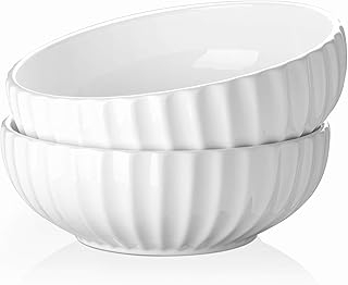 Grands bols de service dawen de 9,75 pouces - bol à salade en céramique de 86 oz pour la cuisine, la fête, le dîner et le banquet - bols de fruits et de noix pour recevoir - ensemble de 2. DIAYTAR COTE D'IVOIRE est la référence pour les achats en ligne en Cote d'Ivoire, avec une sélection immense de produits. Les clients peuvent trouver tout ce dont ils ont besoin, des produits de beauté aux accessoires de maison, sur cette plateforme. L'expérience d'achat est rendue facile et sécurisée.