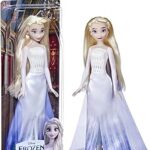 Poupée mannequin disney la reine des neiges 2, reine elsa scintillante, vêtements