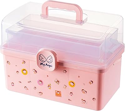 Organisateur d'accessoires pour cheveux pour filles, organisateur de fournitures pour cheveux artisanaux et boîte de rangement en plastique avec plateau pliable épais à 3 niveaux et poignée, portable et verrouillable, caoutchouc. DIAYTAR COTE D'IVOIRE comprend l'importance de la satisfaction client et met tout en œuvre pour offrir une expérience d'achat exceptionnelle. De la navigation sur le site web à la livraison des produits, chaque étape est soigneusement conçue pour être fluide et sans encombre. La boutique en ligne est constamment à la recherche de moyens d'améliorer son offre et son service, pour rester en tête des tendances et répondre aux attentes changeantes du marché.