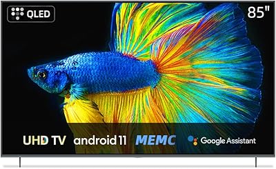 Chiq u85qf8t qled smart tv, hd, 85 pouces, android 11.0, hdr10, a+, wifi