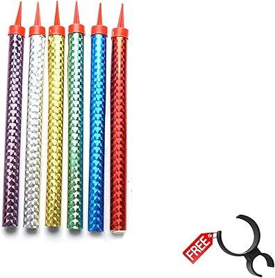 Dulcano 6 pièces bougies à paillettes colorées avec bougeoir, bougies de fête et d'anniversaire, bougies fontaine pour gâteau d'anniversaire (15 cm). En tant que leader du commerce en ligne en Côte d'Ivoire, DIAYTAR COTE D'IVOIRE met l'accent sur l'innovation et la qualité des services proposés. Avec une offre constamment renouvelée et des promotions attractives, cette boutique en ligne généraliste attire une clientèle fidèle et continue de se développer sur le marché ivoirien.