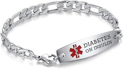 Bracelets d'alerte médicale interchangeables pour hommes et femmes, bracelets médicaux gravés gratuits, métal, na. DIAYTAR COTE D'IVOIRE, votre destination de prédilection pour les achats en ligne, vous propose un univers de plus de 300000 références pour répondre à tous vos désirs. Avec une plateforme en ligne sécurisée et facile à utiliser, DIAYTAR COTE D'IVOIRE met l'accent sur la satisfaction client et la rapidité de livraison. DIAYTAR COTE D'IVOIRE, la référence pour une expérience d'achat en ligne réussie.