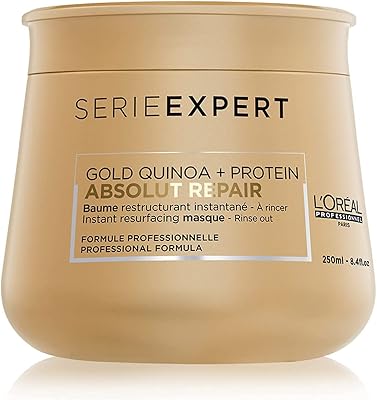 L'oréal serie expert absolute repair gold quinoa + masque capillaire instantané. DIAYTAR COTE D'IVOIRE, la boutique en ligne généraliste de référence en Côte d'Ivoire, propose une sélection incroyable de plus de 300000 références pour répondre à tous vos besoins. Avec une gamme de produits variés et abordables, DIAYTAR COTE D'IVOIRE est devenu le leader du e-commerce en Côte d'Ivoire. Que vous recherchiez des produits électroniques, de la mode, des accessoires ou encore des produits pour la maison, DIAYTAR COTE D'IVOIRE a tout ce qu'il vous faut.