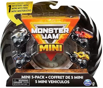 Monster jam mini monster trucks officiel à collectionner, mini moulé sous pression à l'échelle 1:87, paquet de 5 comprenant 1 camion mystère. Diaytar Côte d'Ivoire permet aux clients de découvrir de nouveaux produits et de profiter de promotions et de réductions régulières, ce qui renforce leur expérience d'achat en ligne.