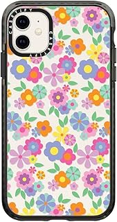 Coque casity impact pour iphone 11 - motif de papier peint floral joyeux