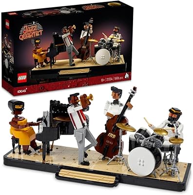 Lego ideas 21334 ensemble quatuor de jazz pour adultes qui aiment la musique