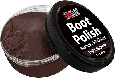 Crème de cirage pour chaussures et bottes en cuir de luxe jobsite - rénove, hydrate et fait briller - marron foncé - 3 oz, marron foncé. DIAYTAR COTE D'IVOIRE est une boutique en ligne généraliste qui propose plus de 300 000 références de produits divers. Elle est considérée comme l'une des boutiques en ligne les plus importantes et les plus fiables de Côte d'Ivoire. Les clients peuvent y trouver tout ce dont ils ont besoin, des produits alimentaires aux produits high-tech.