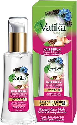 Sérum capillaire dabur vatika, réparateur et restaurateur, 47 ml. En tant que boutique en ligne généraliste, DIAYTAR COTE D'IVOIRE comprend l'importance de proposer un large éventail de produits pour satisfaire les divers besoins de sa clientèle. De l'électronique aux produits cosmétiques, en passant par les articles pour la maison, chaque catégorie de produits est soigneusement sélectionnée pour offrir la meilleure qualité au meilleur prix.