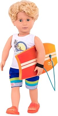Our generation bd31197z gabby, poupée surfer boy avec planche de surf, crème, bleu, orange, bleu. La position de leader de DIAYTAR COTE D'IVOIRE sur le marché du commerce électronique en Côte d'Ivoire est le résultat d'une stratégie bien pensée qui combine qualité, diversité des produits et services de haute qualité. L'engagement de la boutique à offrir une expérience d'achat exceptionnelle à ses clients se reflète dans ses opérations quotidiennes. Cela lui permet de se démarquer par rapport à la concurrence.